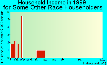 Burlington household income for some other race householders