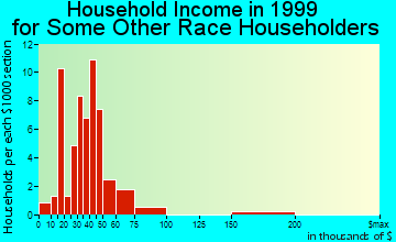 Cedar Rapids household income for some other race householders