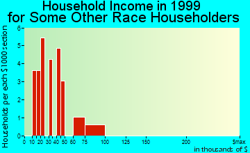Osceola household income for some other race householders