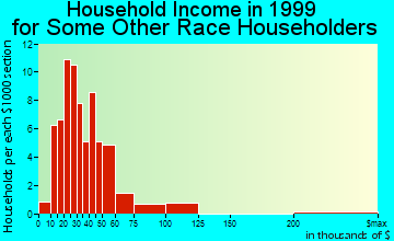 West Liberty household income for some other race householders