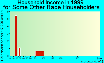 Goddard household income for some other race householders