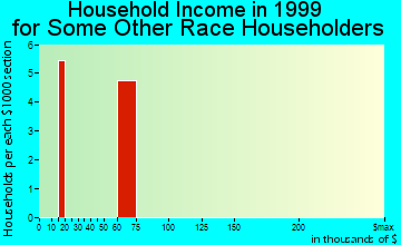 Valley Center household income for some other race householders