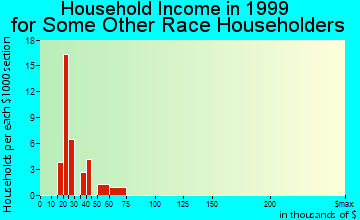 Cottonwood-Verde Village household income for some other race householders