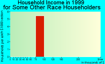Halfway household income for some other race householders