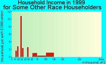 South Gate household income for some other race householders