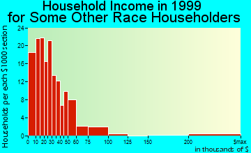Fitchburg household income for some other race householders