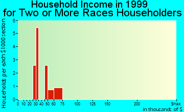 Rio Rico Northeast household income for two or more races householders
