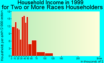 Quincy household income for two or more races householders