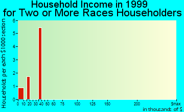 Algonac household income for two or more races householders