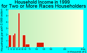 Dowagiac household income for two or more races householders