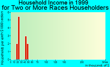 Somerton household income for two or more races householders