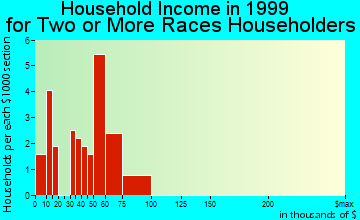Surprise household income for two or more races householders