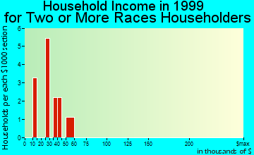 Nashville household income for two or more races householders