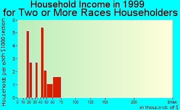 Cullman household income for two or more races householders