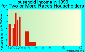 Greenville household income for two or more races householders