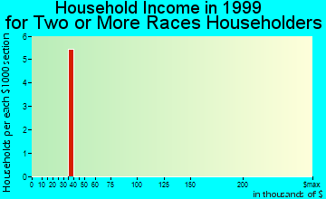 Brookfield household income for two or more races householders