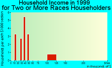 La Vista household income for two or more races householders