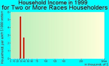 Tekamah household income for two or more races householders