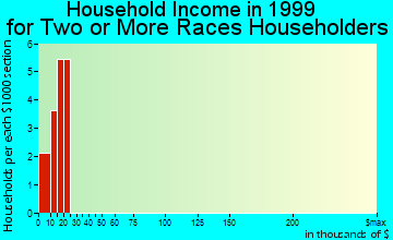 Littleton household income for two or more races householders