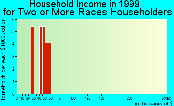 McRae household income for two or more races householders