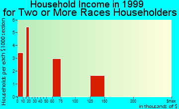 Budd Lake household income for two or more races householders