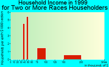 Demarest household income for two or more races householders