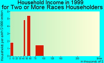 Mount Ephraim household income for two or more races householders