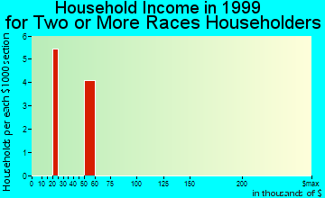 Estancia household income for two or more races householders