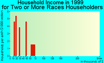 Ballston Spa household income for two or more races householders