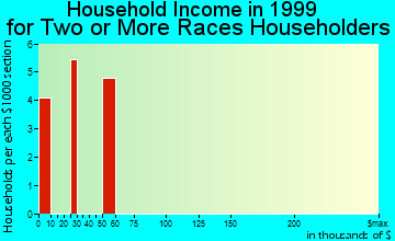 East Syracuse household income for two or more races householders