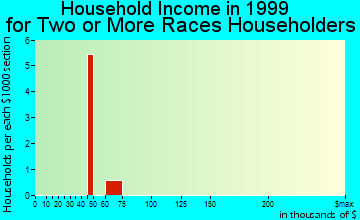 North Ballston Spa household income for two or more races householders