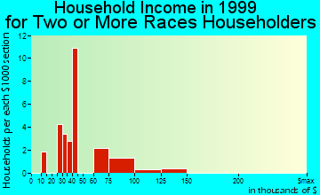 Ronkonkoma household income for two or more races householders