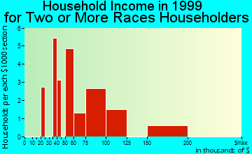 West Hempstead household income for two or more races householders