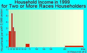 Boone household income for two or more races householders