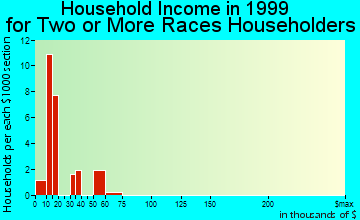 Anderson household income for two or more races householders