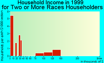 Findlay household income for two or more races householders