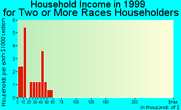 Barnsdall household income for two or more races householders
