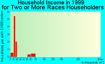Bristow household income for two or more races householders
