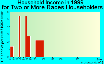 Elgin household income for two or more races householders
