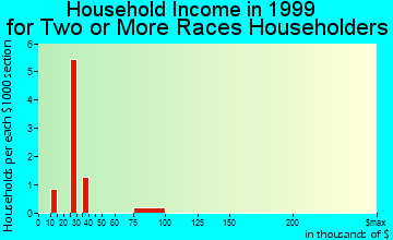 Sperry household income for two or more races householders