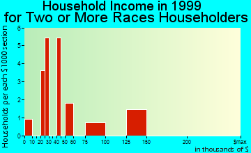 Brownsville household income for two or more races householders