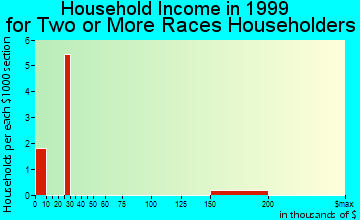 Elgin household income for two or more races householders