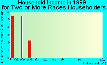 Hermitage household income for two or more races householders