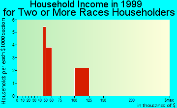 Waynesboro household income for two or more races householders