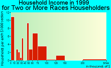 Warwick household income for two or more races householders