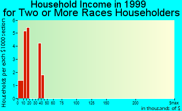 McMinnville household income for two or more races householders
