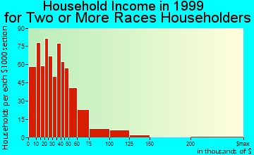 Nashville-Davidson household income for two or more races householders