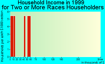 Blanco household income for two or more races householders