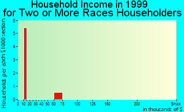 Mecca household income for two or more races householders