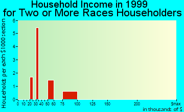 Belle Haven household income for two or more races householders
